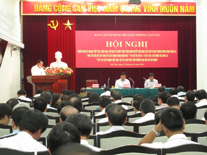 Đảng bộ Bộ Giao thông Vận tải Tiếp tục tuyên truyền, đẩy mạnh việc thực hiện Chỉ thị 03 của Bộ Chính trị